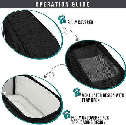 PetAmi Dog Purse Carrier for Small Dogs, Airline Approved Soft Sided Pet Carrier - Image 3