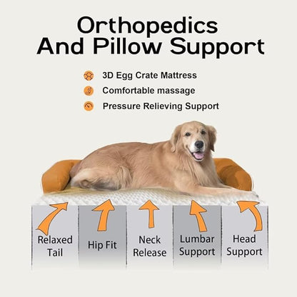 Large Dog Bed Orthopedic Washable, Dog Beds - Image 3