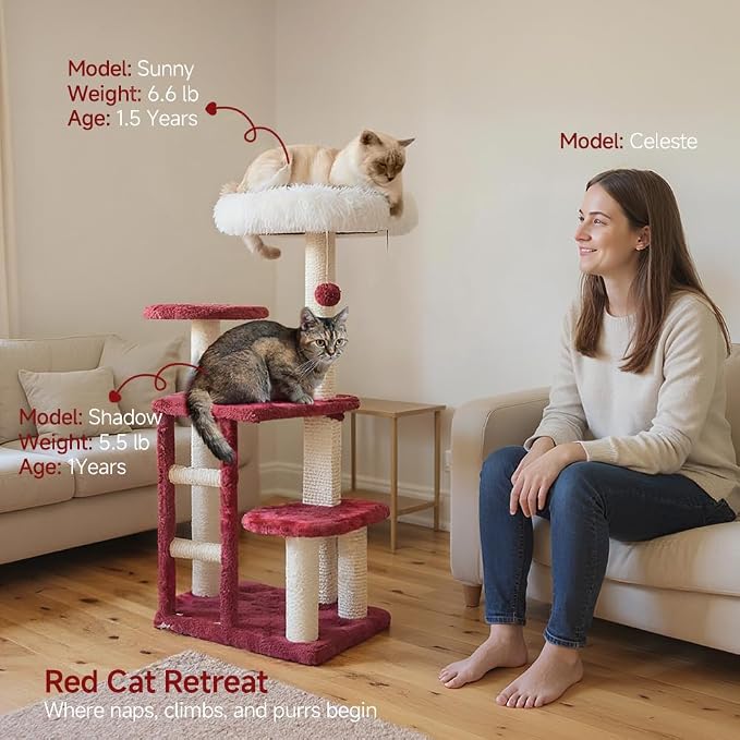 Cat Tree, 37.4-Inch Cat Tower - Image 3