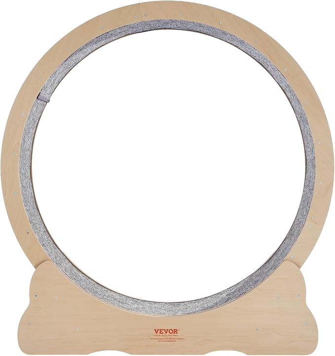 VEVOR Wooden Cat Exercise Wheel, 43.3" Large Cat Treadmill Wheel - Image 9