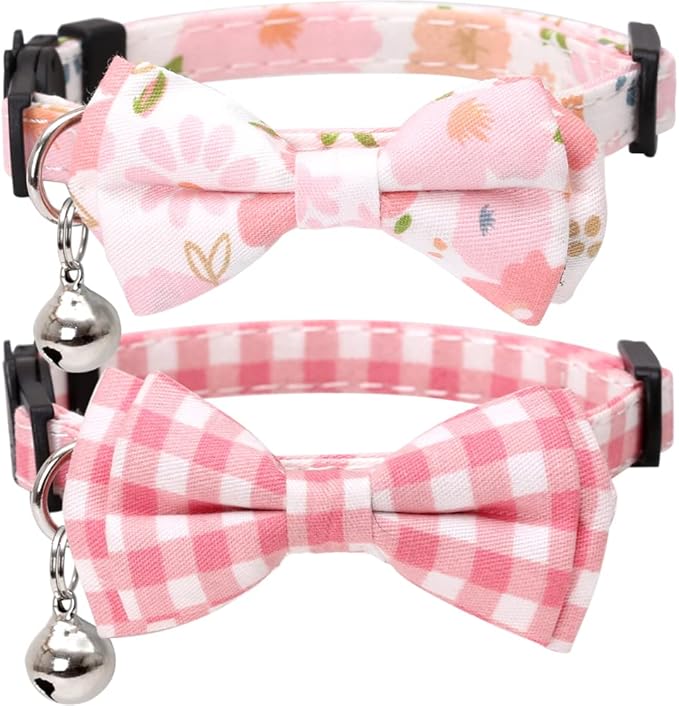 2 Pack/Set Cat Collar Breakaway by Lamphyface