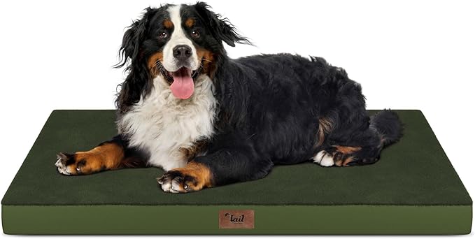 Orthopedic Dog Crate Bed for Extra Large Dogs, XXL Waterproof Comfort Pet Bed by TailStories
