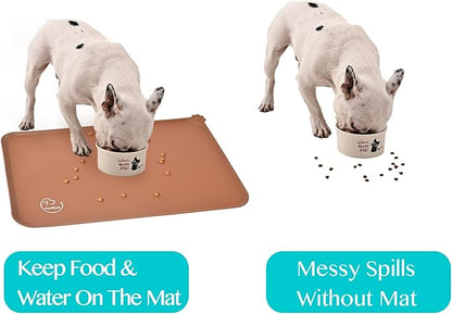 Silicone Waterproof Dog Cat Pet Feeding Mats, Non Slip, Easy Clean Pet Dog Cat - Image 7