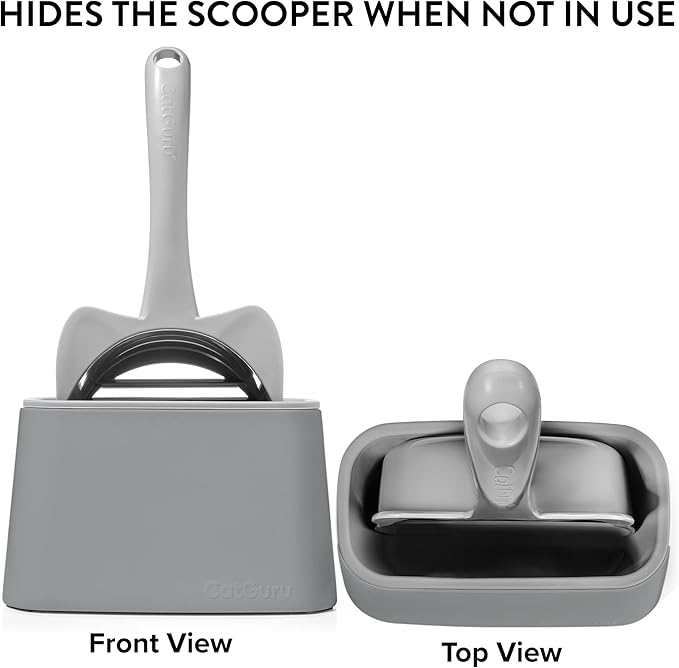 CatGuru Premium Cat Litter Scoop Holder – Heavy-Duty Scooper Storage Caddy - Image 4