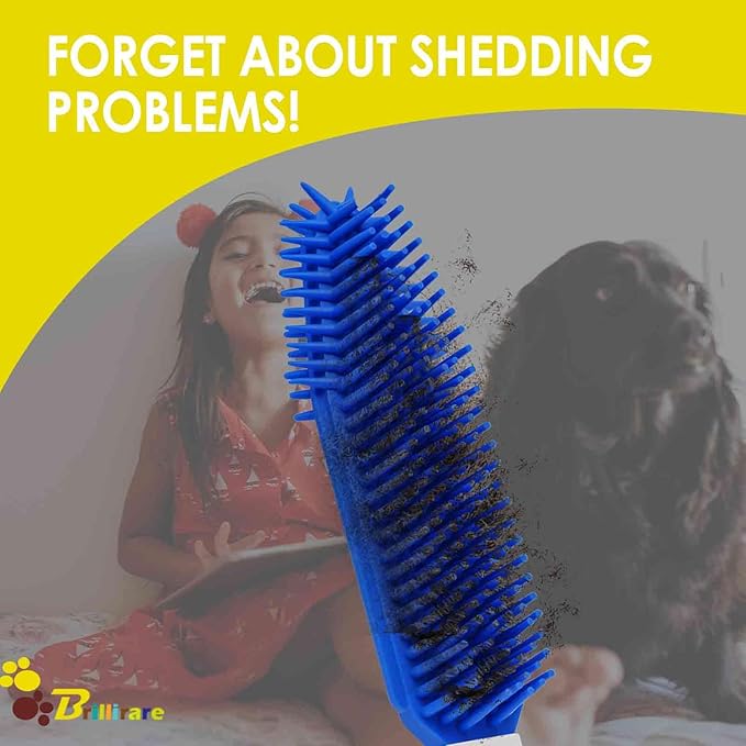 2 Pack Dog Grooming Bath Brush, Premium Soft Silicone Pet Brushes - Image 4