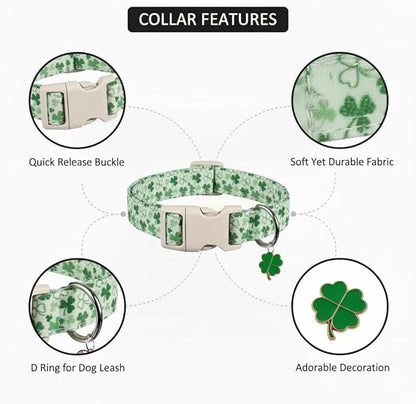 XS Dog Collar for St. Patrick's Day, Cute Dog Collar - Image 3