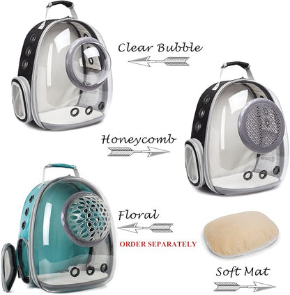Bubble Cat Carrier Backpack, Transparent Pet Carrier Backpack - Image 3