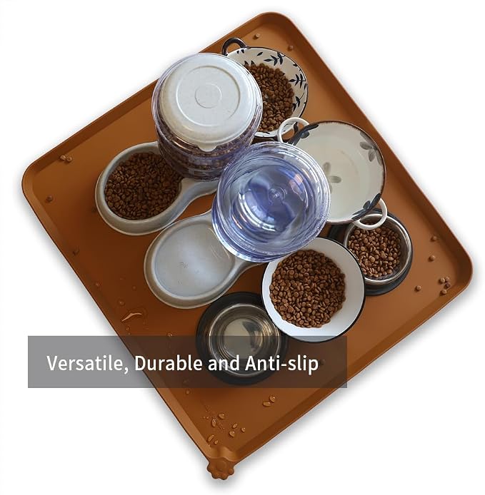 Hoki Found XX-Large Non Slip Silicone Pet Food Mats - Image 4