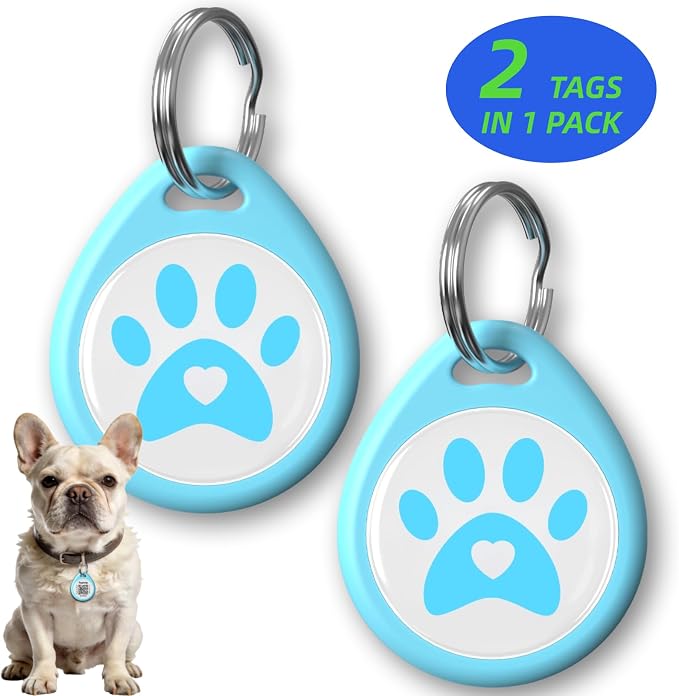 2 Pack-Custom pet Tags, Pet Id Tags by Taghelp