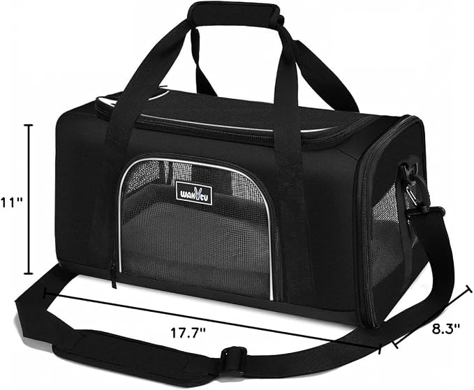 TSA Approved Pet Carrier for Small Medium Cats and Dogs | Dog Carrier - Image 9