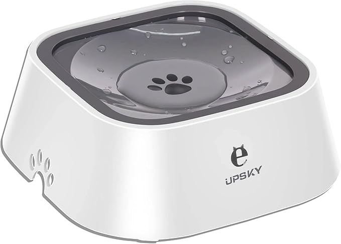 UPSKY No-Spill Pet Water Bowl, Slow Water Feeder, No-Slip Pet Water Dispenser by UPSKY