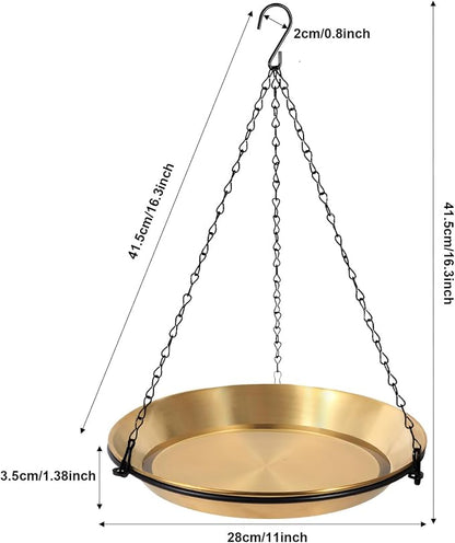 Hanging Bird Bath Bird Feeder Bowl - Image 4