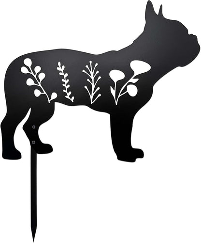 Dog Garden Stake by Unknown