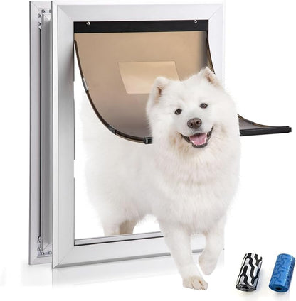 Dog Door Aluminum Pet Door by GiveYourPetASafeHome