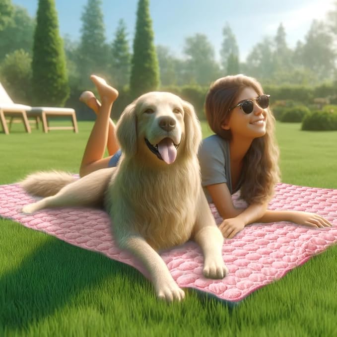 Dog Cooling Mat for Dogs, Pet Cooling Pad Bed for Dog Easy Washable for All - Image 7
