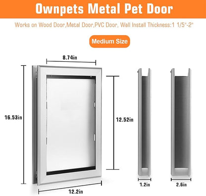 Ownpets Aluminum Dog Door, Pet Door - Image 4
