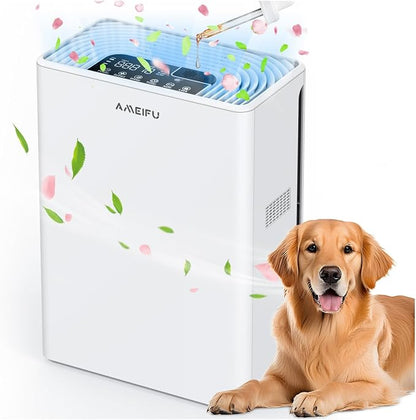 AMEIFU Air Purifiers for Home Large Room up to 2300sq.ft, H13 True Hepa Air by AMEIFU