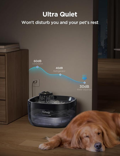 7L/1.8Gal Dog Water Fountain for Large Dog, FEELNEEDY Dog Water Bowl Dispenser - Image 8