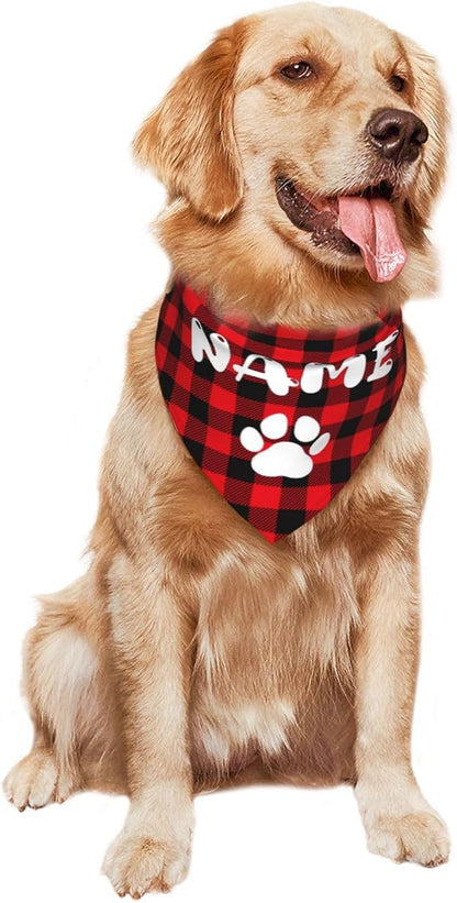 Custom Dog Bandana Add Your Text Photo Name Personalized Neckwear Bandanas Soft - Image 4