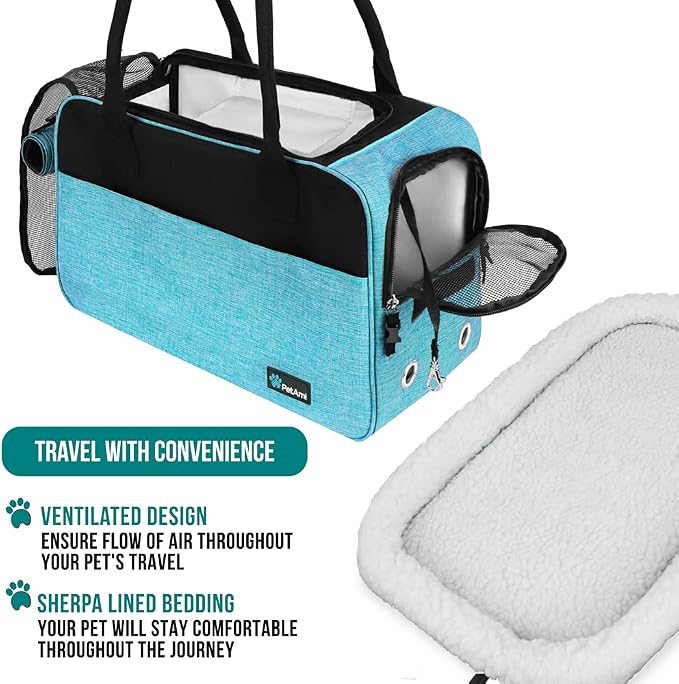 PetAmi Dog Purse Carrier for Small Dogs, Airline Approved Soft Sided Pet Carrier - Image 4