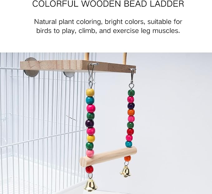 Bird Perches Platform Swing Parakeet Toys - Image 2