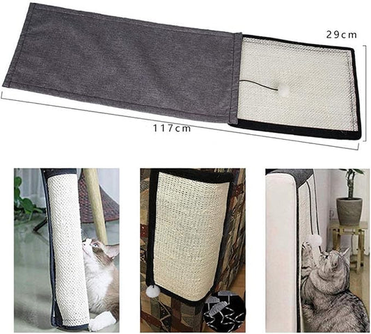 Cat Scratcher Mat Sofa Protector Natural Sisal Cat Scratching Mat Cat Scratch - Image 2