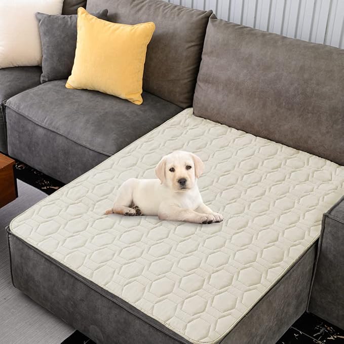 Waterproof and Anti-Slip Dog Bed Cover and Pet Blanket Sofa Pet Bed Mat ，car by TcksstexFauxFurDogBedCover