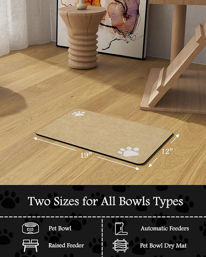 Pet Feeding Mat-Absorbent Dog Mat - Image 7