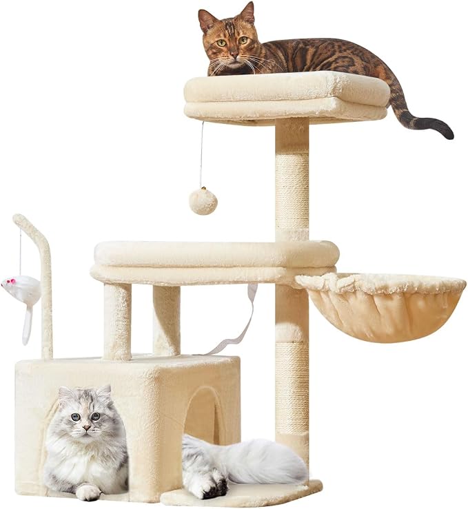 Taoqimiao MS043M Cat Tree, 32.2-Inch Cat Tower - Image 8
