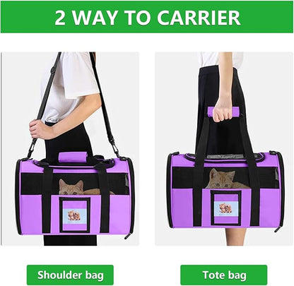 Large Cat Carrier Soft Sided Pet Carriers - Image 6
