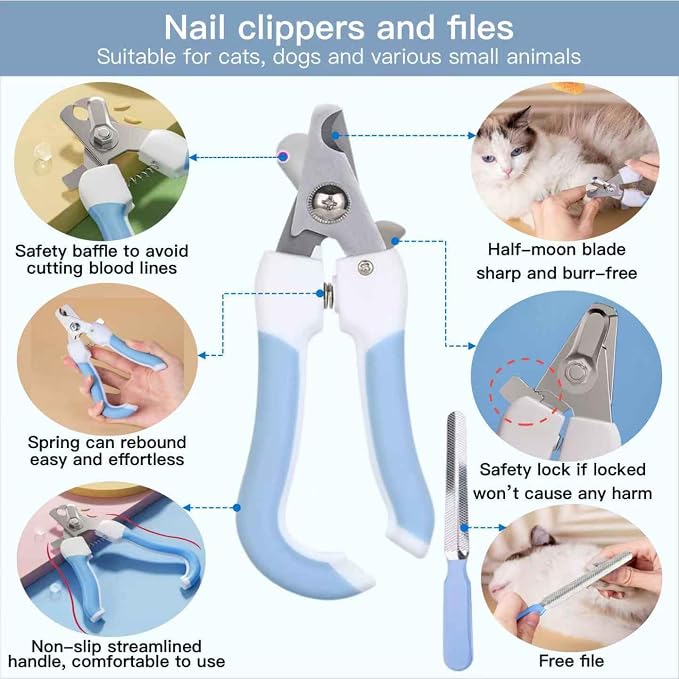 Cat Grooming Kit- 6PCS include Dog Brush - Image 3