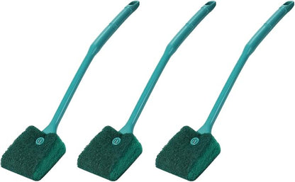 AQUANEAT 3pcs Fish Tank Cleaning Tools, Aquarium Double Sided Sponge Brush by Aquaneat