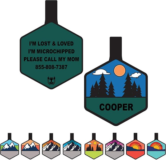 Silent Dog Tag Personalized by PetANTastic