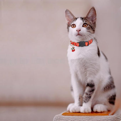 Christmas Cat Collar, Cotton 2 Pack Cat Collar - Image 2