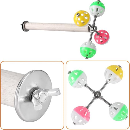 Stand Perch Toy with Rotating Balls - Image 3