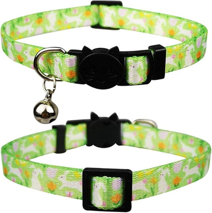3 Pack Easter Cat Collar with Bell Breakaway Adjustable - Image 5