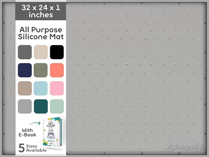 32x24x1” XL Dog Food Mat by PETHAPPILY