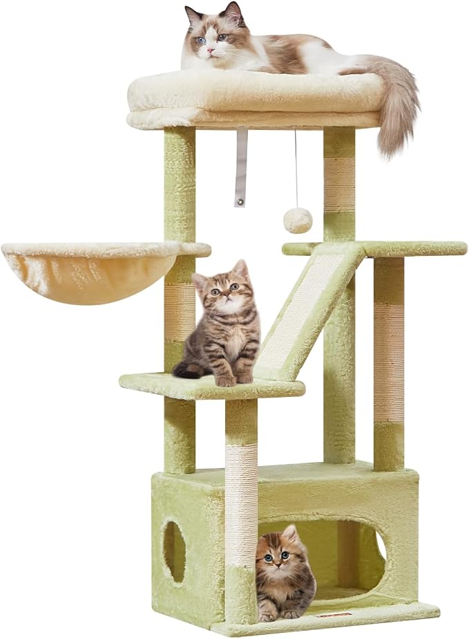 Taoqimiao Cat Tree, 38.5-Inch Cat Tower by Taoqimiao