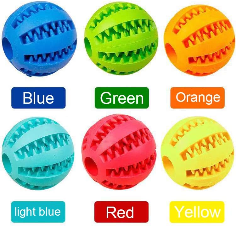 Sunglow 2 Pack Dog Toy Ball，Nontoxic Bite Resistant Teething Toys Balls - Image 9