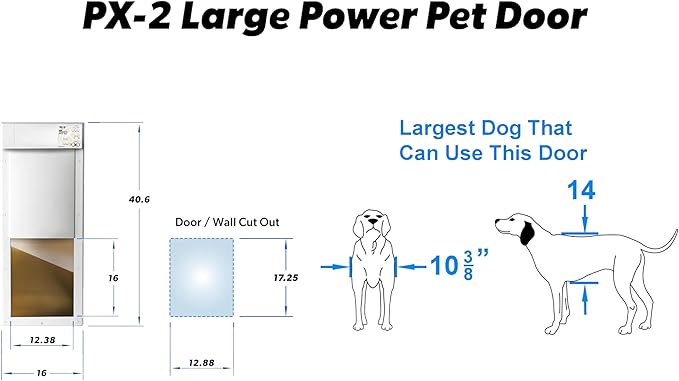 Power Pet WiFi Automatic Electronic Pet Door by High Tech Pet - Image 8