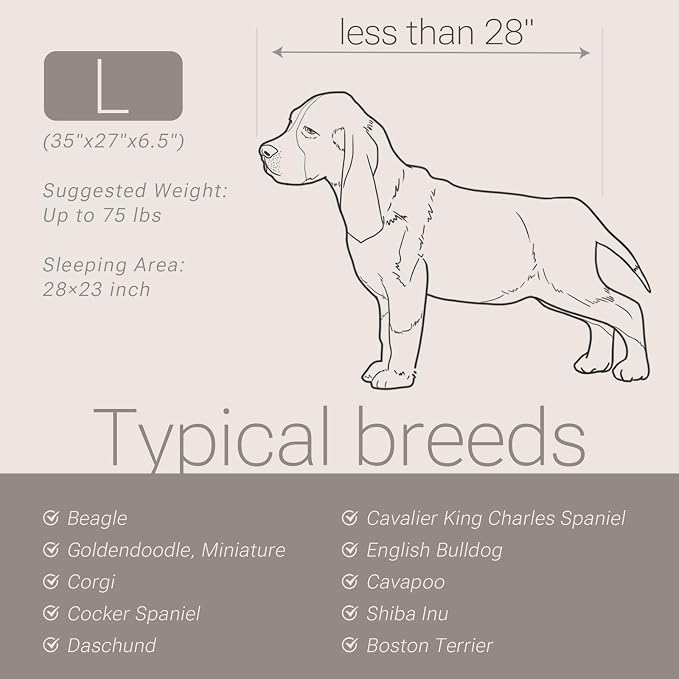 Soft Touch Orthopedic Dog Bed for Large Dogs - Image 8