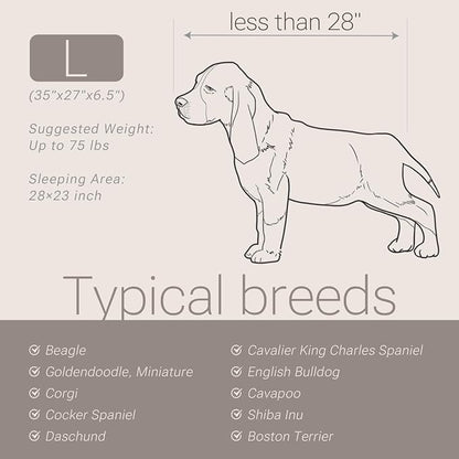 Soft Touch Orthopedic Dog Bed for Large Dogs - Image 8
