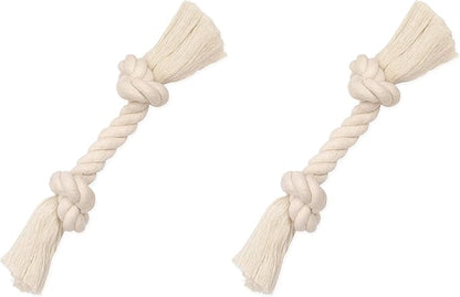 Mammoth Pet Products Dog, Flossy Chews 100-Percent Cotton White Rope Bone by MammothPetProducts