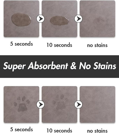 MontVoo-Absorbent Pet Feeding Mat-No Stains Pet Mat - Image 2