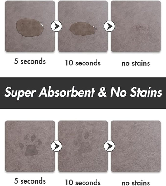 MontVoo-Absorbent Pet Feeding Mat-No Stains Pet Mat - Image 2