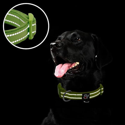 azuza Reflective Dog Collar, Soft Neoprene Padded Pet Collar - Image 4