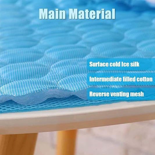 Washable Dog Cooling Mat Ice Silk Cooling Mat - Image 2