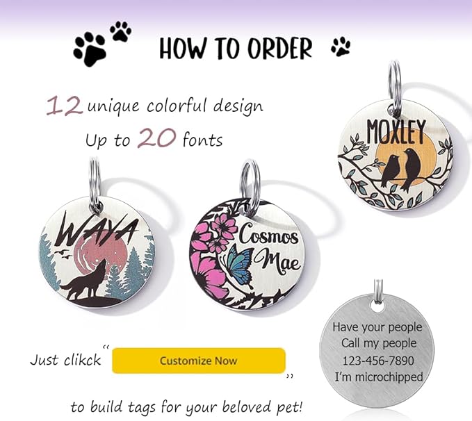 MYXGY Dog Tags Personalized, Engraved Dog Tags - Image 5