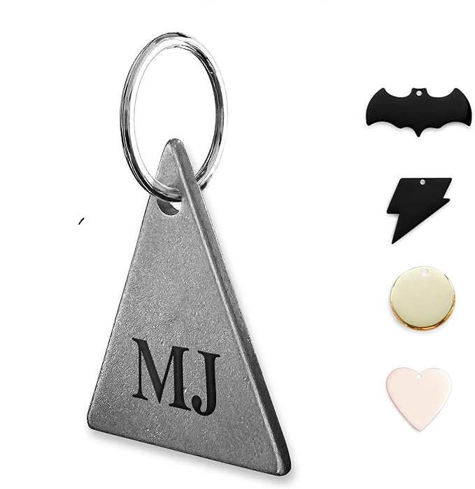 316 Surgical Grade Stainless Steel Personalized Dog & Cat ID Tags by ADOGINTHEHOUSE