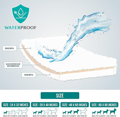 PetAmi Fluffy Waterproof Dog Blanket - Image 2